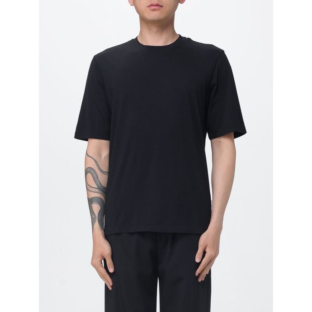 Lardini Men Cotton And Silk T-Shirt Lardini